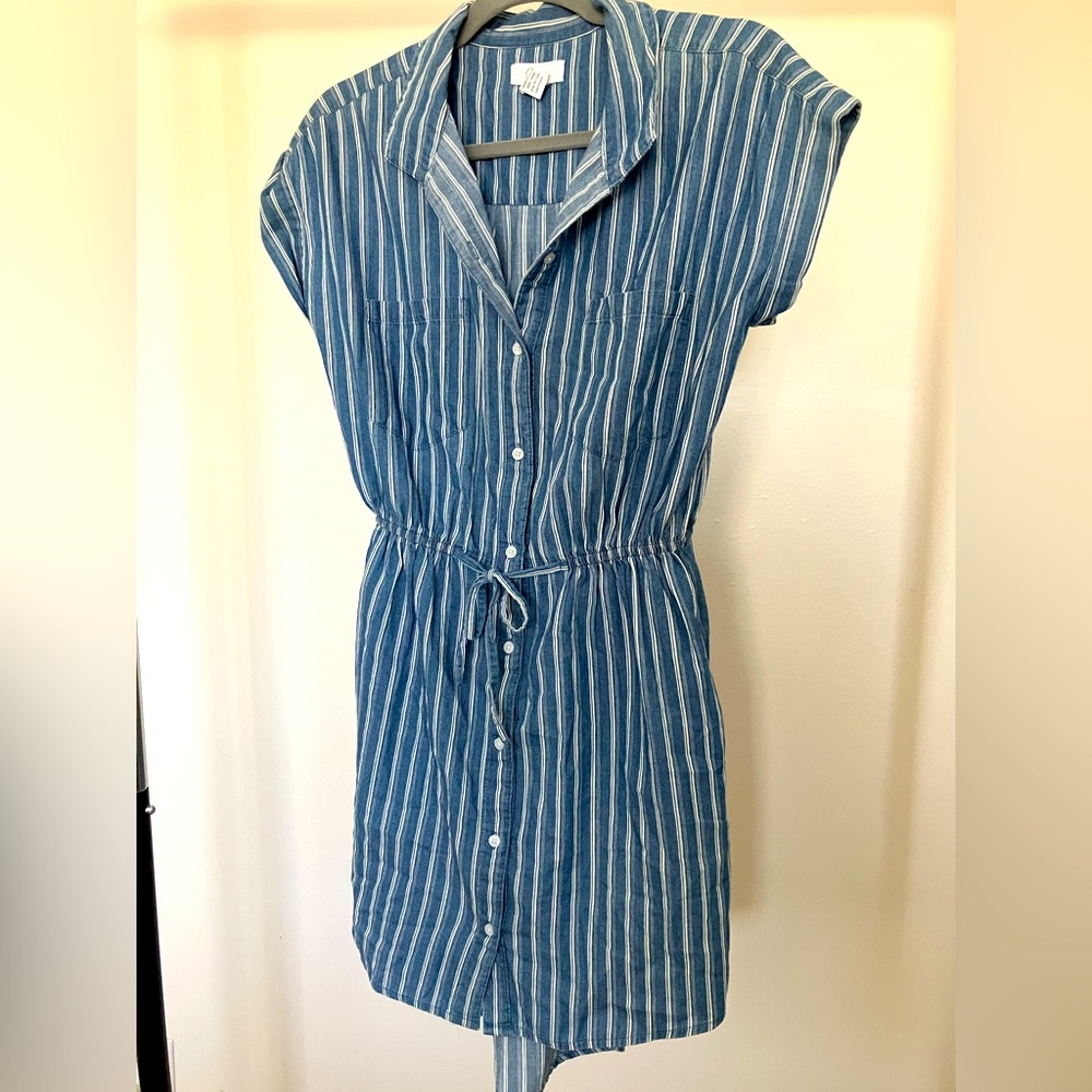 Blue Collared Dress